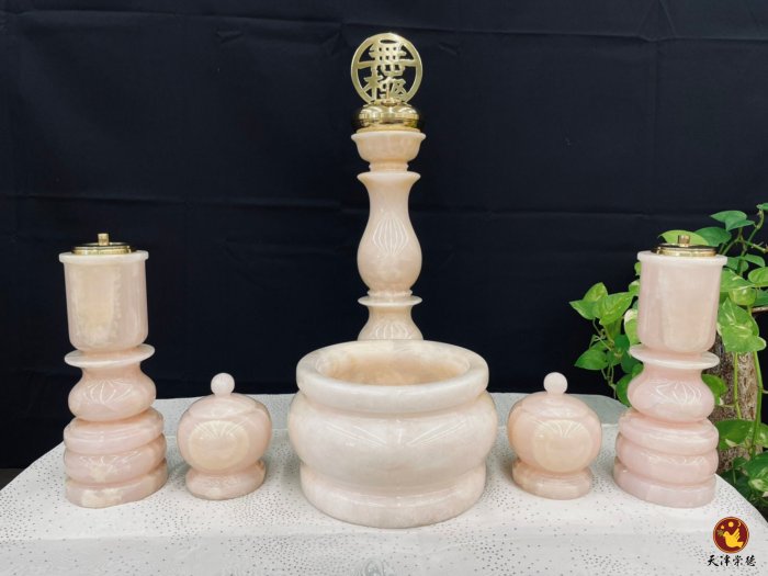 迷你組玉石佛燈