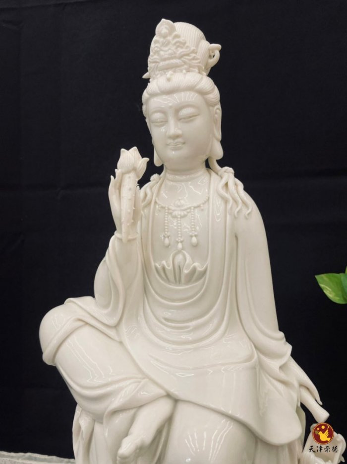 瓷器-騎龍觀音