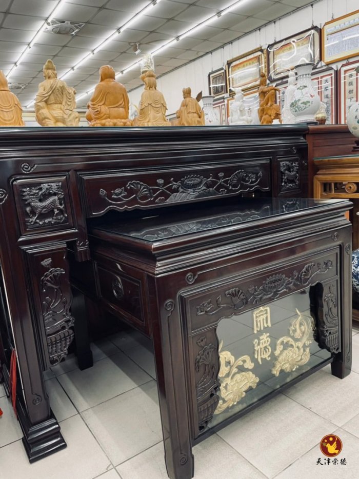 5.8尺黑紫檀(明式)