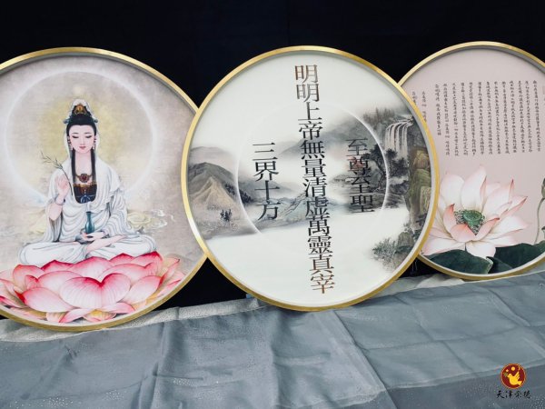 圓形佛聯60公分